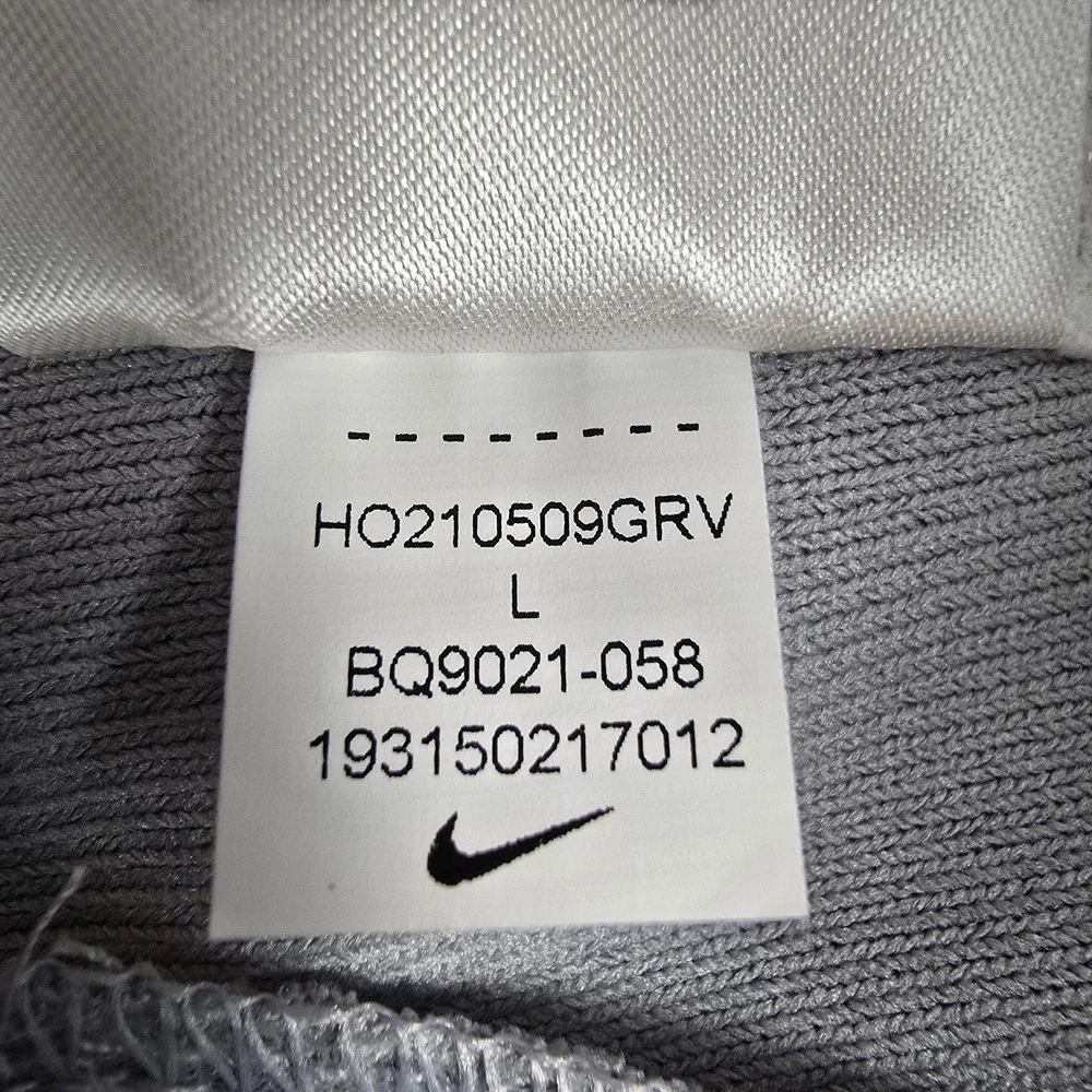 Nike Baseball Pants Mens‎ L Gray Cropped Ventilated Athletic Performance NWT